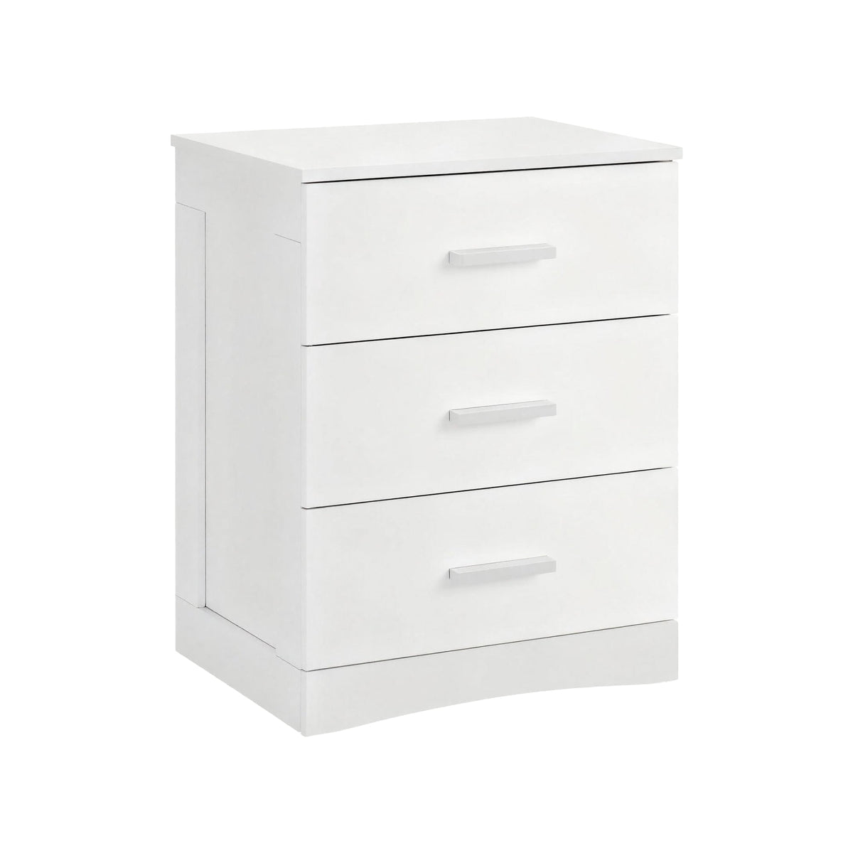GALAXHERO 3 Drawer Night Stands for Bedroom, Tall Nightstand with Storage Cabinets, Wooden Bedside Table for Living Room Dorm