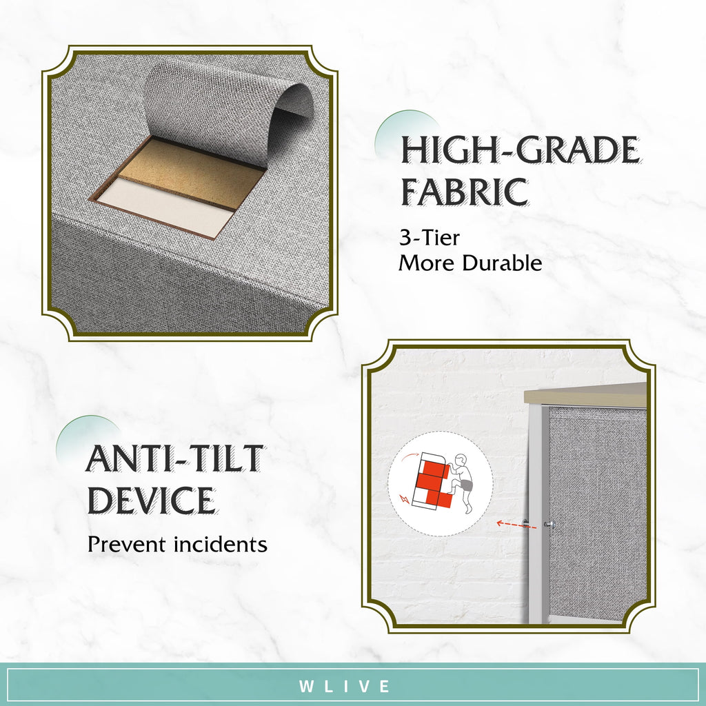 GALAXHERO 8 Drawer Dresser for Bedroom, Open Storage Shelves, Wooden Top, Fabric Bins for Closet, Living Room, Hallway
