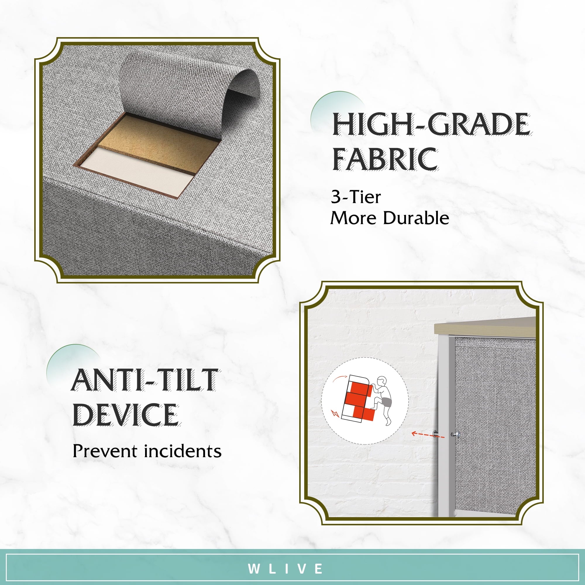 GALAXHERO 8 Drawer Dresser for Bedroom, Open Storage Shelves, Wooden Top, Fabric Bins for Closet, Living Room, Hallway