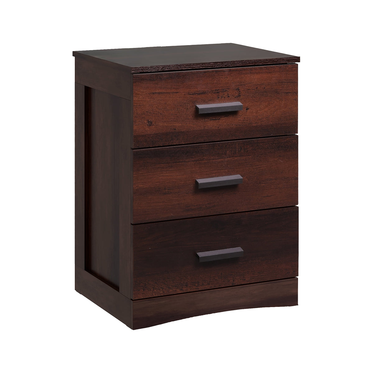 GALAXHERO 3 Drawer Night Stands for Bedroom, Tall Nightstand with Storage Cabinets, Wooden Bedside Table for Living Room Dorm