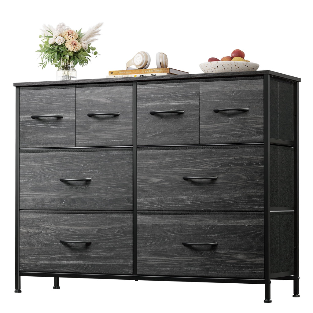GALAXHERO 8 Drawers Dresser for Bedroom, Wide Fabric Storage Chest Drawers for Closet, Entryway