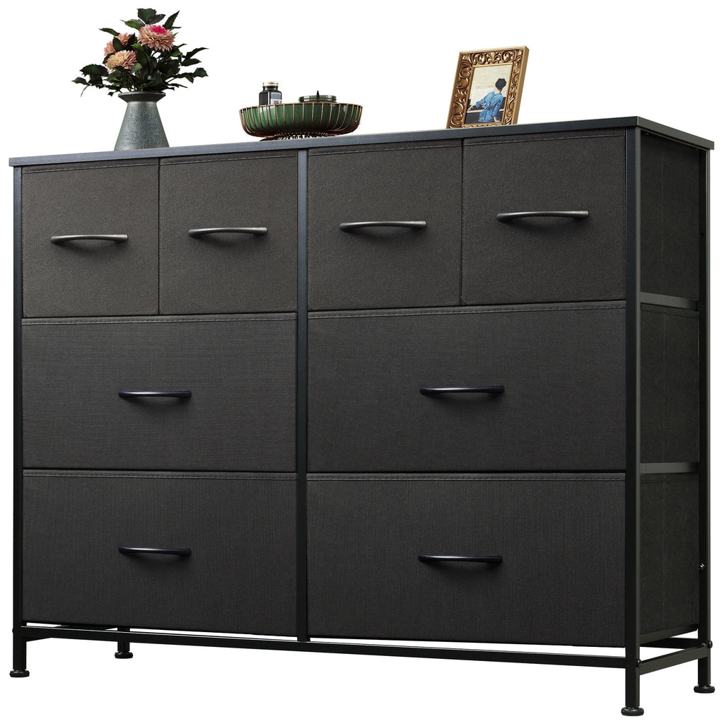 GALAXHERO 8 Drawers Dresser for Bedroom, Wide Fabric Storage Chest Drawers for Closet, Entryway