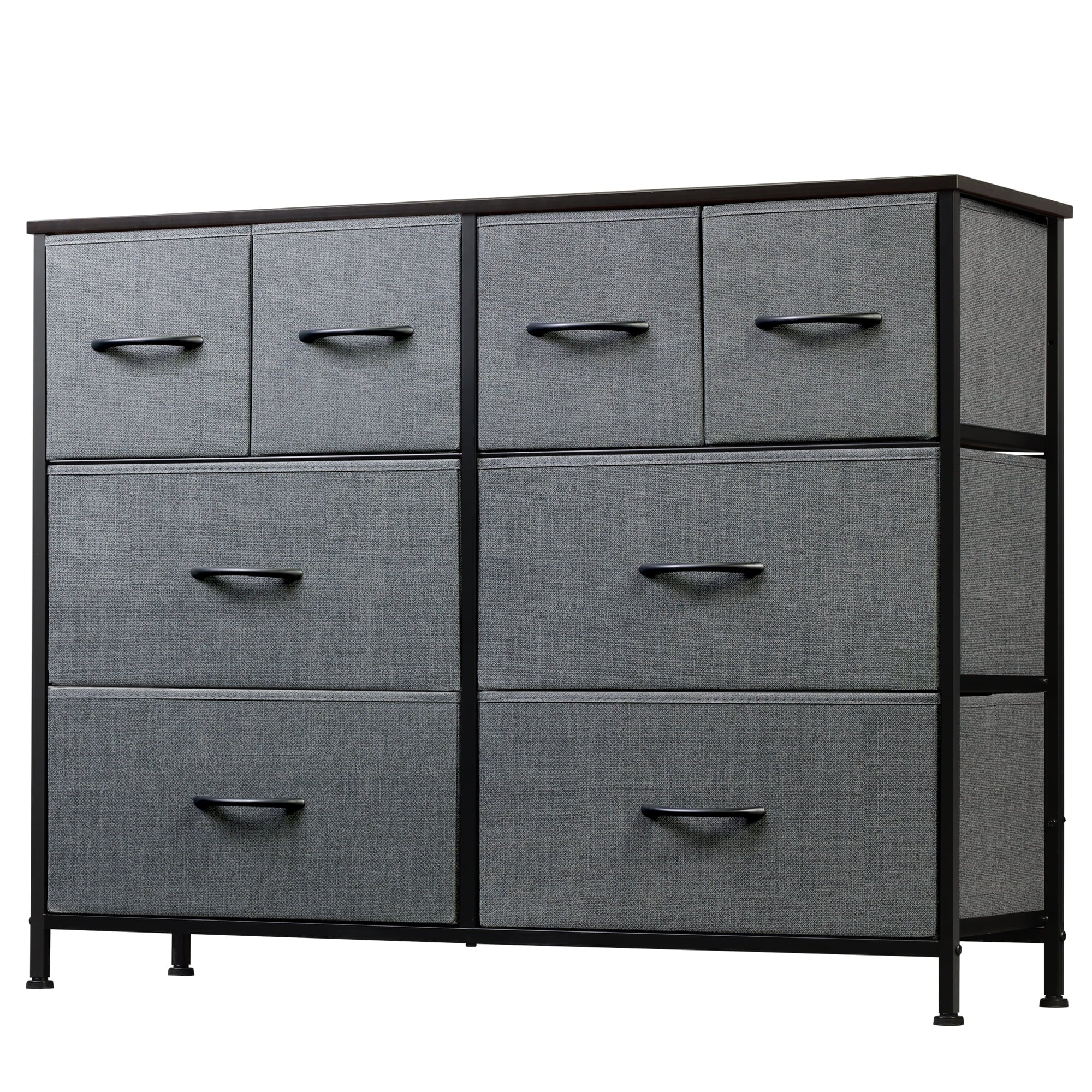 GALAXHERO 8-Drawer Dresser for Bedroom, Wide Fabric Chest of Drawers for Storage and Organization, Closet Hallway and Living Room Use