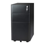 GALAXHERO 3 Drawer Vertical File Cabinet with Pencil Drawer, Metal Storage Cabinet for Hanging A4/Letter/Legal Size, White